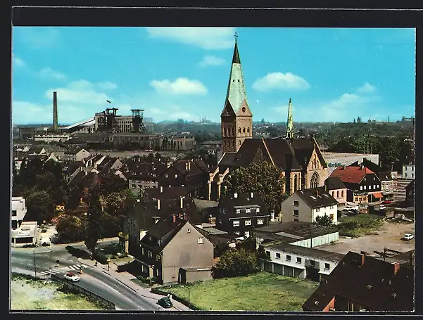 AK Bochum /Wattenscheid, Blick auf St. Gertrudis-Kirche