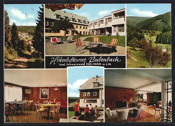 AK Eisenbach-Bubenbach, Mütterkurheim des DRK, Ortsansicht