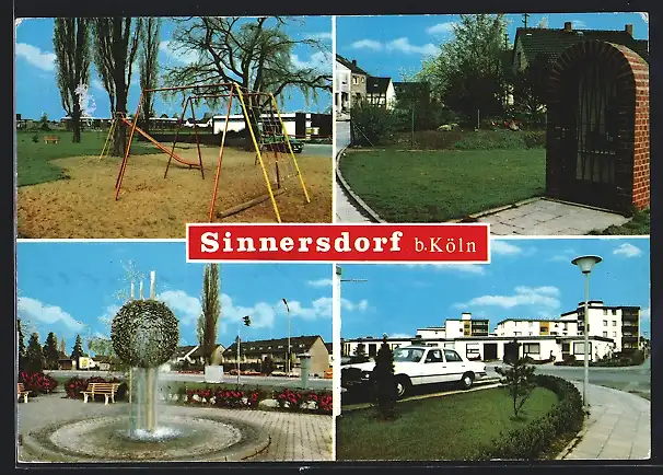 AK Sinnersdorf bei Köln, Spielplatz, Ortspartien