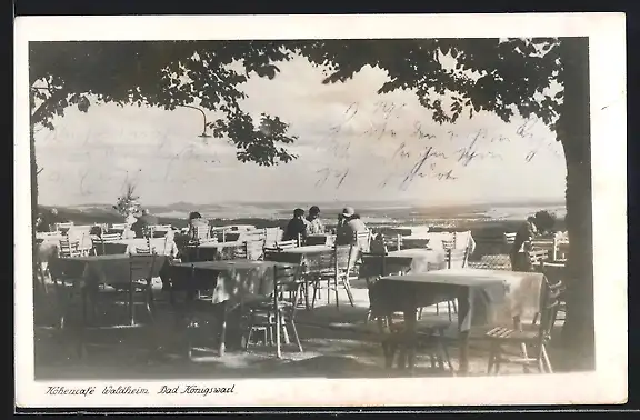 AK Bad Königswart, Höhencafé Waldheim