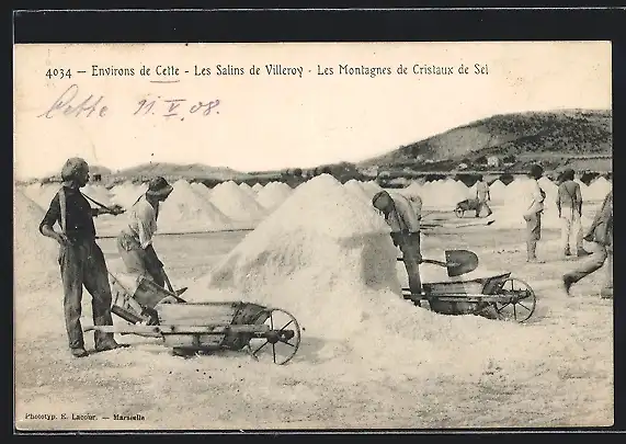 AK Les Salins de Villeroy, Les Montagnes de Cristaux de Sel, Salz