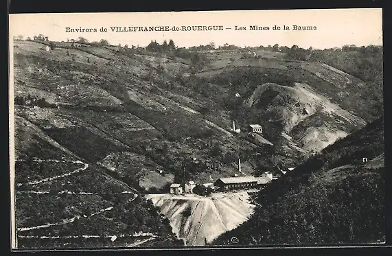 AK Villefranche-de Rouergue, les Mines de la Baume