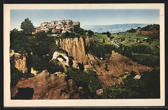 AK Roussillon, Panorama, Mines d`Orc et Route de la Fontaine