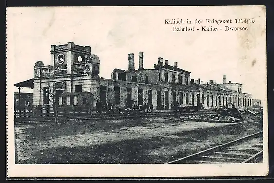 AK Kalisch, Bahnhof