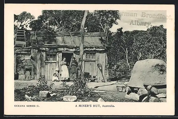 AK Australien, A Miner's Hut