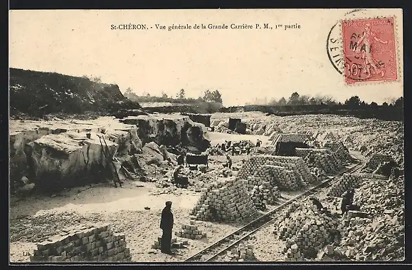 AK St-Chéron, Vue generale de la Grande Carriere