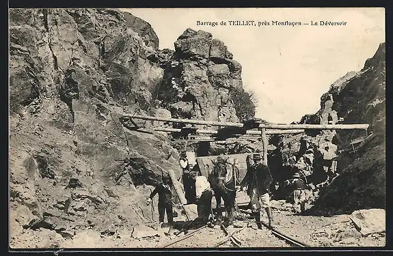 AK Teillet, Barrage, le Déversoir