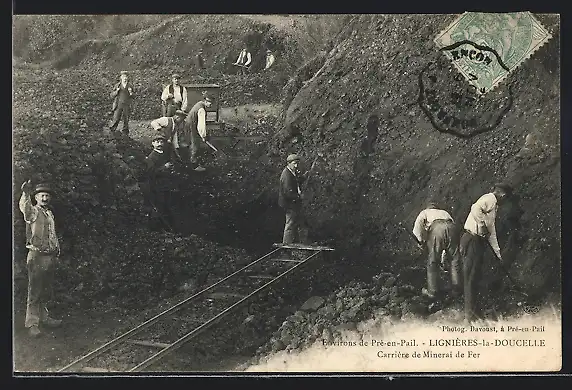 AK Lignières-la-Doucelle, Carrière de Minerai de Fer, Mineralerzabbau