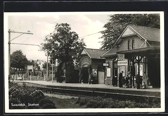 AK Soestdijk, Station-Bahnhof