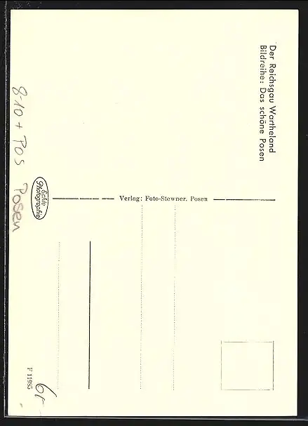 AK Posen / Poznan, Ehemaliger Pranger