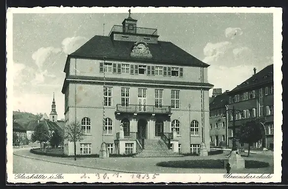 AK Glashütte i. Sa., Uhrenmacherschule