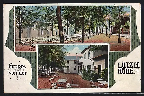 AK Frankenberg /Sa., Gasthof Lützelhöhe