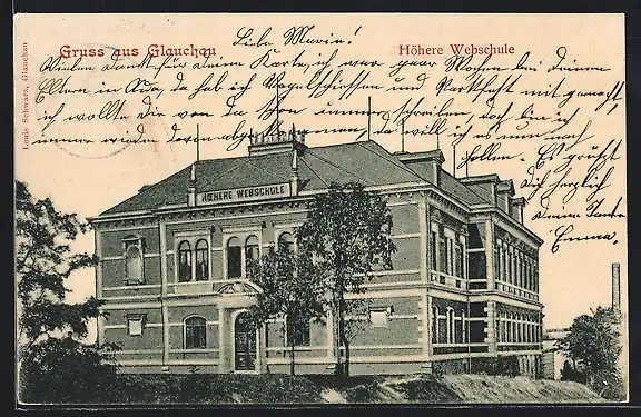 AK Glauchau, Höhere Webschule