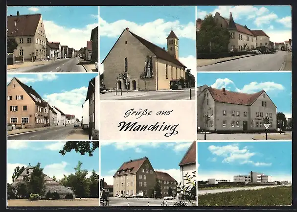 AK Manching, Ortspartien, Kirche