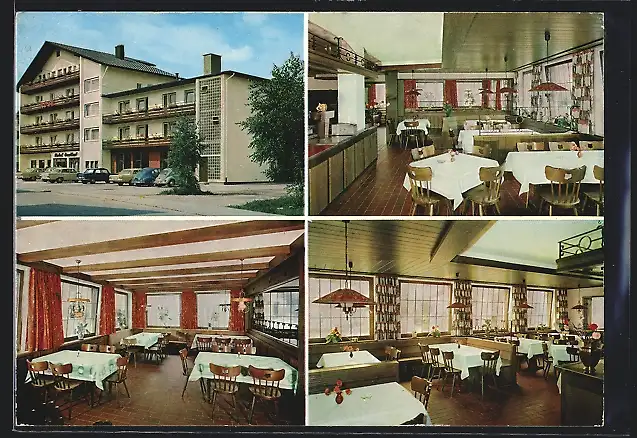 AK Baiersbronn /Schwarzwald, Hotel-Gasthof Rose Familie Gaiser, Innenansichten