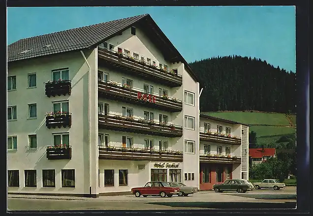 AK Baiersbronn /Schwarzwald, Hotel-Gasthof Rose