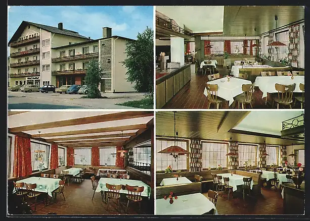 AK Baiersbronn /Schwarzwald, Hotel-Gasthof Rose Familie Gaiser, Innenansichten