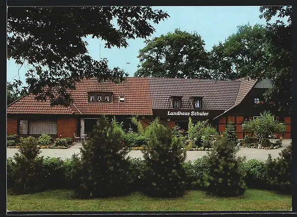 AK Resthausen über Cloppenburg, Hotel-Restaurant Landhaus Schuler