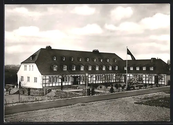 AK Burg a. d. Wupper, Blick zur Jugendherberge