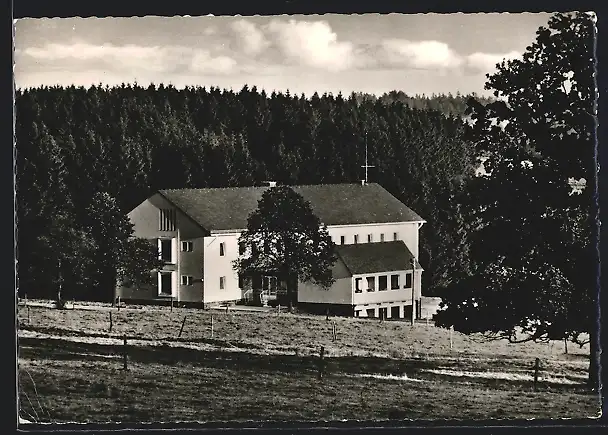 AK Marienberg /Westerwald, Blick zur Jugendherberge