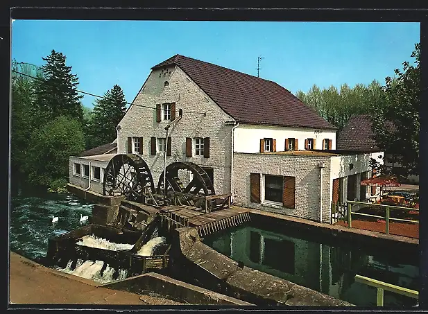 AK Amern /Schwalmtal, Restaurant-Cafe Mühlrather Mühle am Hariksee E. Neumann