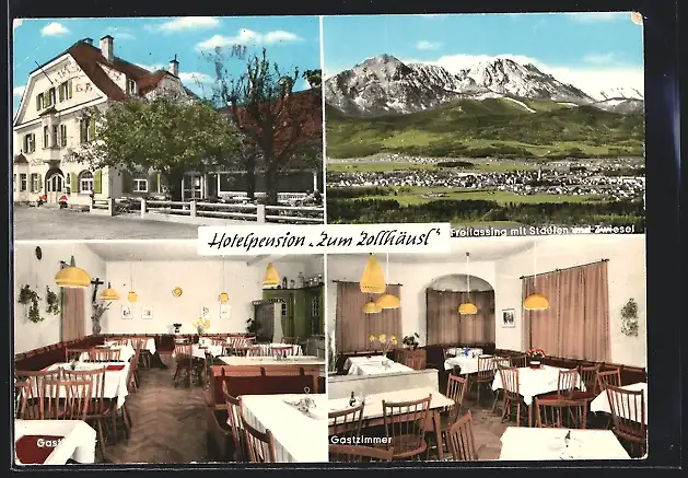 AK Freilassing, Hotel-Pension Zum Zollhäusl, Ludw.-Zeller-Strasse 69