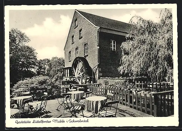 AK Lüttelforst /Schwalmtal, Gastsätte Lüttelforster Mühle C. Weuthen