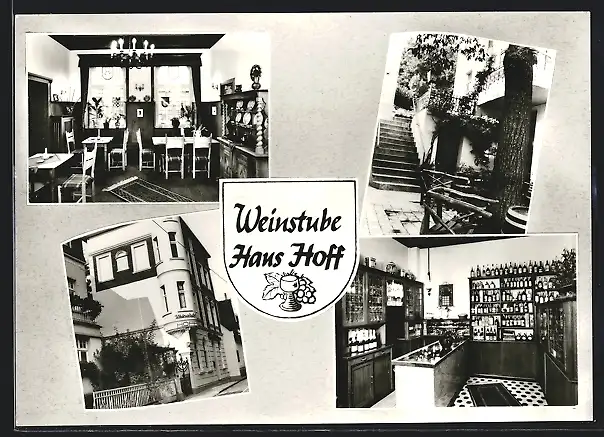 AK Rhöndorf /Rh., Gasthaus Weinstube Haus Hoff, Löwenburger Strasse 35