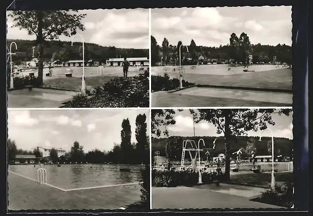 AK Wernau /Neckar, Das Freibad