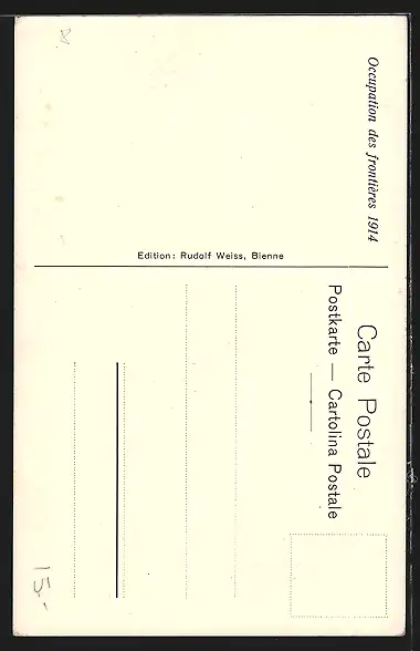 AK Soldaten erhalten Proviant in einem Privathaus