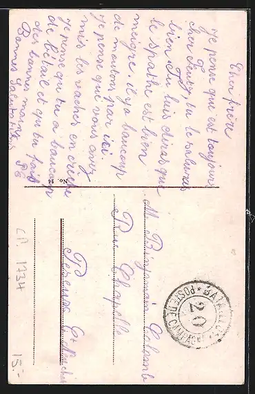 AK Selbstverpflegung im Arrest, Karikatur