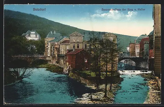 AK Betzdorf, Zusammenfluss der Sieg und Heller