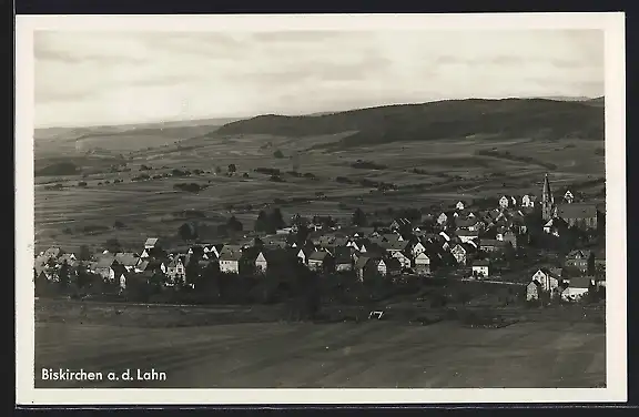 AK Biskirchen /Lahn, Gesamtansicht von oben