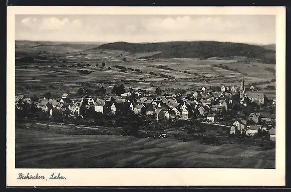 AK Biskirchen /Lahn, Gesamtansicht mit Umgebung