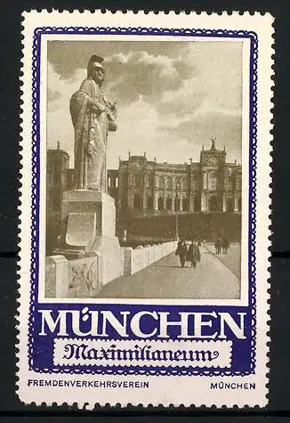 Reklamemarke München, Maximilianeum