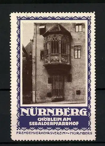 Reklamemarke Nürnberg, Chörlein am Sebalderpfarrhof