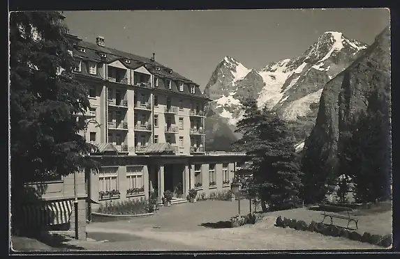 AK Mürren, Palace des Alpes, Eigen & Mönch