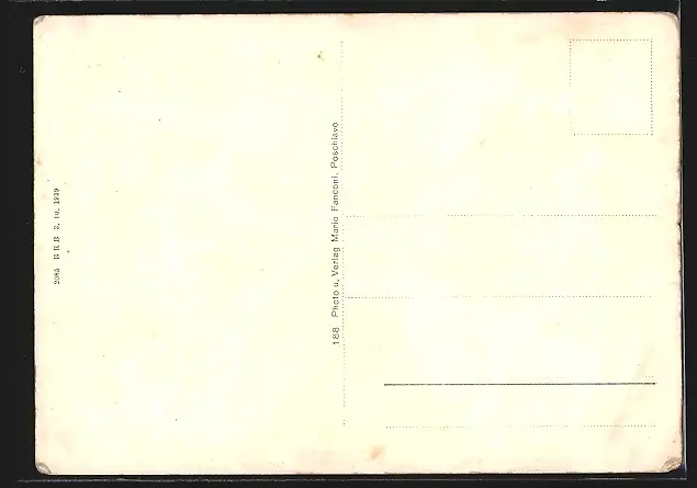 AK Campocologno, Teilansicht mit Kirche