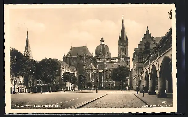 AK Bad Aachen, Dom vom Katschhof