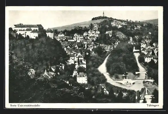 AK Tübingen, Gesamtansicht aus der Vogelschau