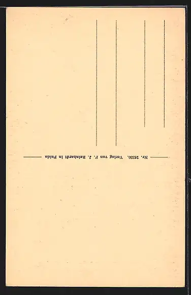 AK Fulda, Michaelskirche, Innenansicht