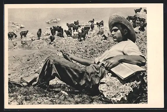AK Jewish Shepherd in Galilee