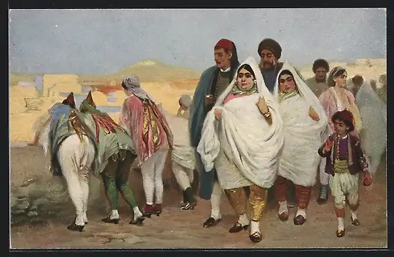 AK Juden mit Gewändern