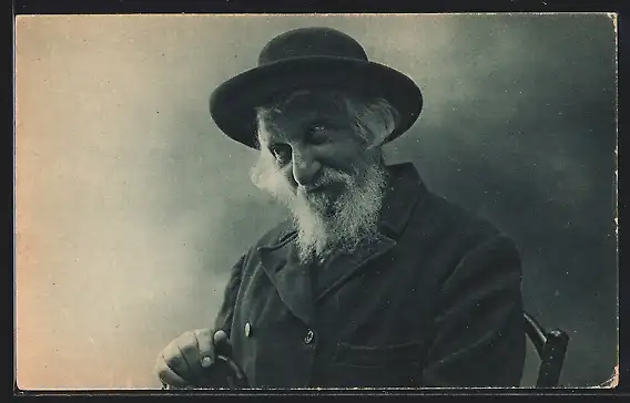 AK Alter jüdischer Mann imt Bart