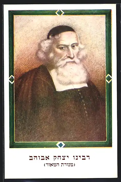 AK Portrait eines Rabbiners