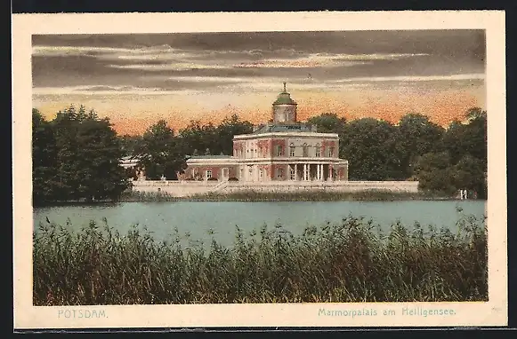AK Potsdam, Marmorpalais am Heiligensee