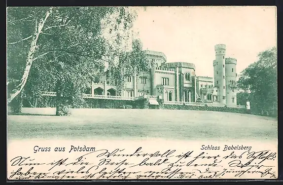 AK Potsdam, Schloss Babelsberg