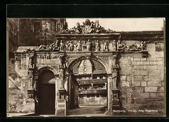 AK Bamberg, Portal, Alte Residenz