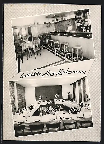 AK Glandorf, Gaststäte Alex Herbermann, Münsterstrasse 25