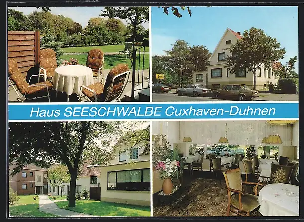 AK Cuxhaven-Duhnen, Hotel-Pension Haus Seeschwalbe, Cuxhavener Strasse 89